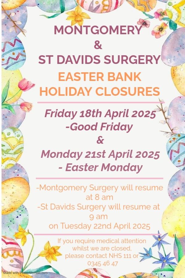 Easter Bank Holiday Closure